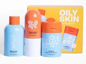 The Bubble Skincare 3-Step Balancing Bundle for Oily Skin