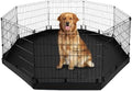 PJYuCien Dog Playpen - Foldable Metal Exercise Pen with 8 Panels