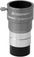 Celestron 93326 Omni Barlow Lens 2x 1.25 in - Boosts Magnification