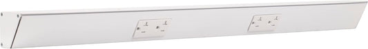 Task Lighting TR Series Angle Power Strip - 30 inch White