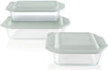 Pyrex Deep 3-Pack Glass Baking Dish Set - Deeper Bakeware for Bigger