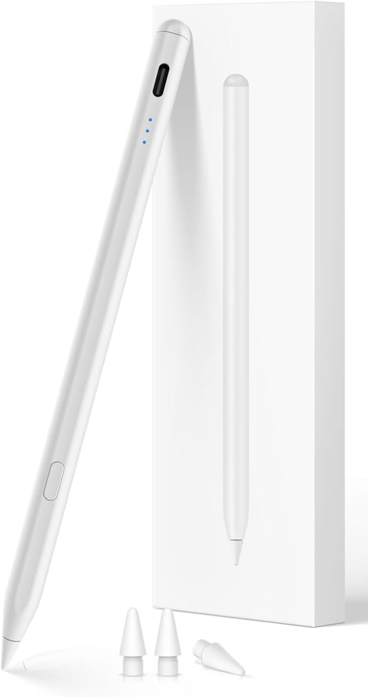 KEEPRO Stylus Pen: Fast USB-C Charging, Apple Pencil Compatibility, Pixel-Perfect Tilt for iPad Models