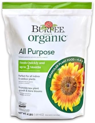 Burpee Organic Fertilizer for Healthy Vegetable & Flower Gardens
