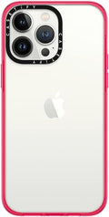 Compact iPhone 14 Pro Max Case - Slim Hot Pink Protection