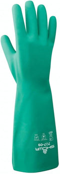 SHOWA 727 Nitrile Unlined Chemical Resistant Glove - 15 mil Protection