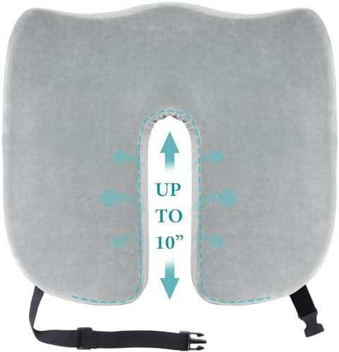 Sciatica Pain Relief Cushion - U-Cutout Memory Foam