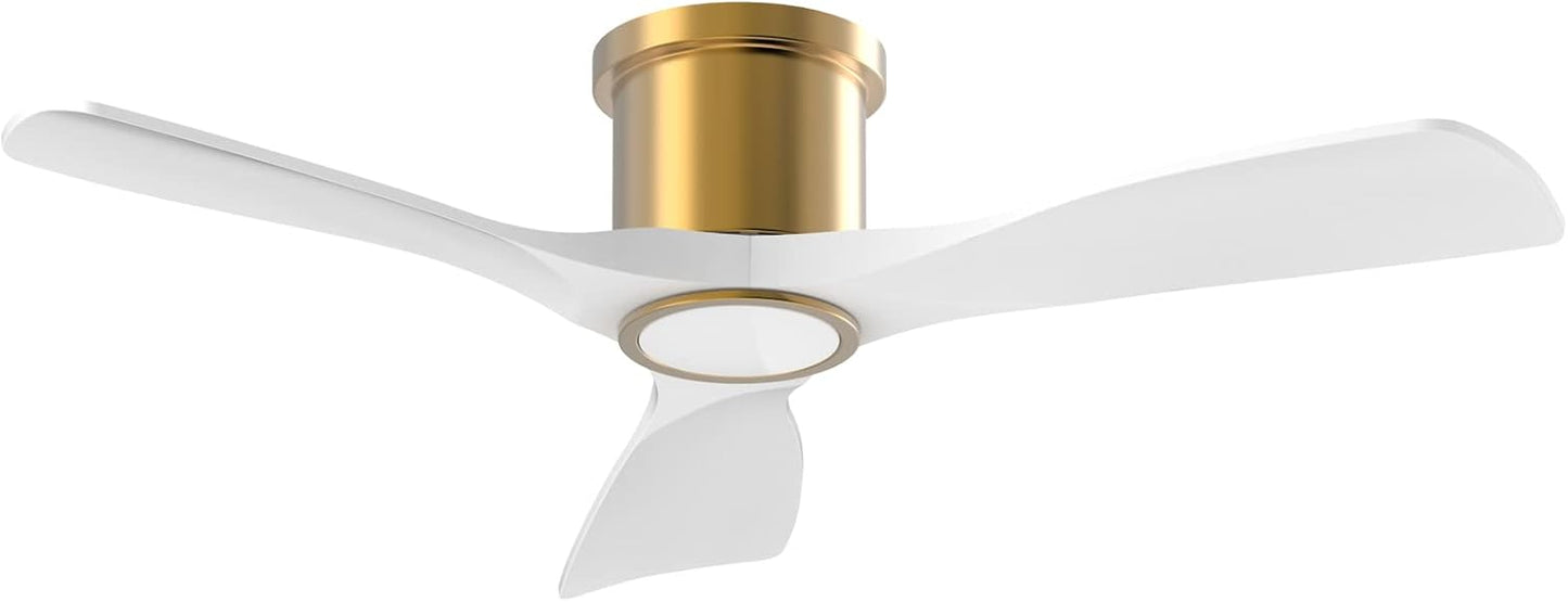 52 Inch Smart Ceiling Fan with Light and Remote for Modern Homes