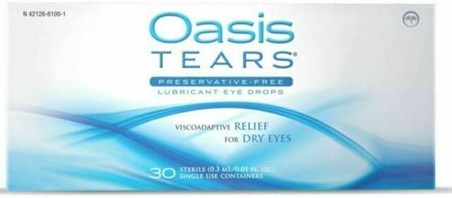 Preservative-Free Lubricant Drops for Dry Eye Relief - 30 Vials