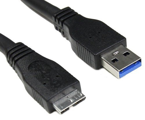 BIPRA SuperSpeed 1ft USB 3.0 Cable - Fast Data Transfer for External Hard Drives