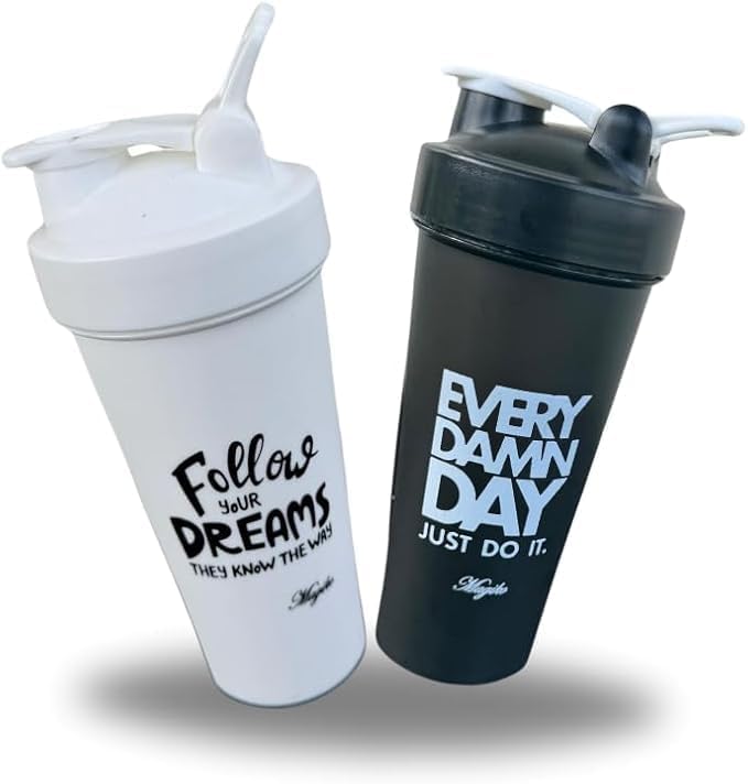 MagikoSFI Protein Blender Bottle, 28oz Leakproof & BPA-Free