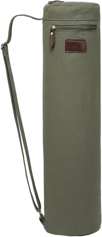 FREMOUS Yoga Mat Bag - Double Pocket, Easy Zipper, Adjustable Strap