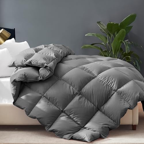 Cosybay King Size Feather Down Fiber Comforter for All Seasons