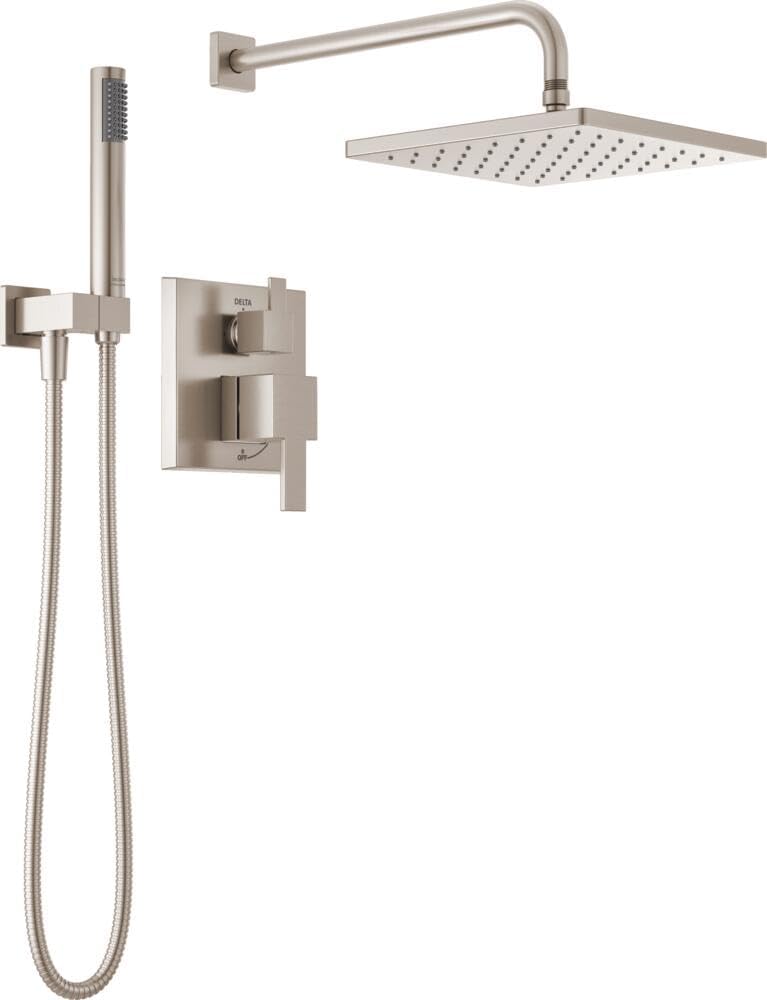 Delta Modern 14 Series Square Rain Shower System for Luxury