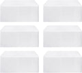 HolidayIdeas Fitted White Table Clothes 72 x 30 in - 6 Pack