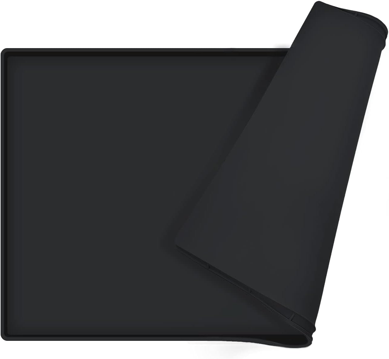 Dog Food Mat with Raised Edge for Small and Medium Pets
