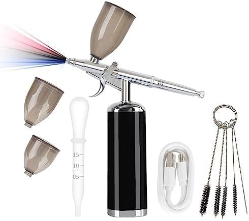 Cordless Airbrush Set with Compressor for Miniature Painting