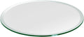 24 in Round Tempered Glass Table Top - Beveled 1/4 in Protector