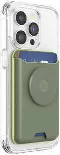 PopSockets Softgoods Phone Wallet with Expanding Grip - Eucalyptus