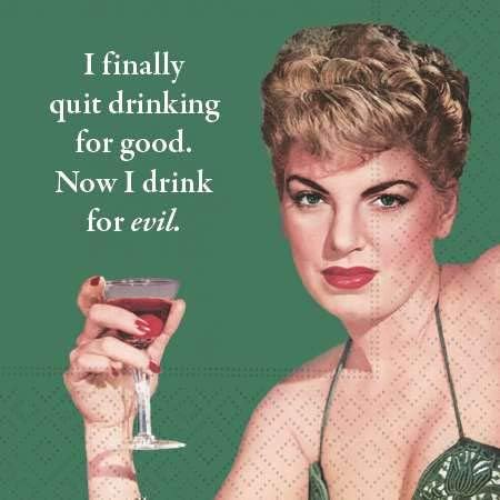 Evil Cocktail Napkins - Spooky Design Delight!