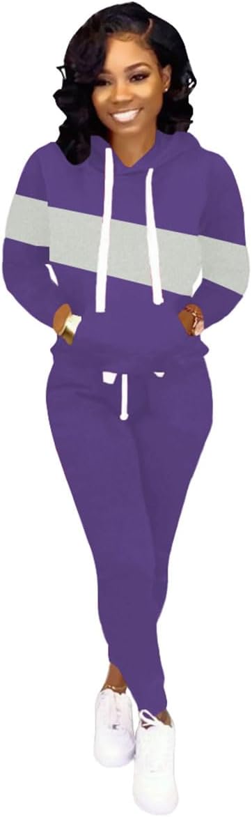 Nimsruc Two Piece Outfits For Women Jogging Suits Casual Wear