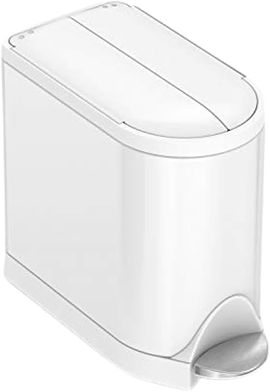 simplehuman 10 Liter Butterfly Lid Bathroom Step Trash Can Review
