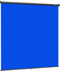 Retractable Pull Down Blue Screen 78.7in x 86.6in - Collapsible