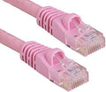 Cat6 Network Ethernet Cable 75ft Pink - Certified Fluke Tested