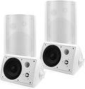 STUDIOFINIX 6.5 in Outdoor Indoor Wall Mount Speakers - Waterproof