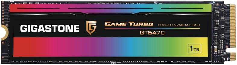 Gigastone M.2 SSD 1TB PCIe 4.0 NVMe for Gaming and Editing