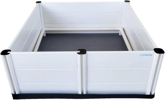 Premium 48in Modular Whelping Box for Dogs & Puppies Safety