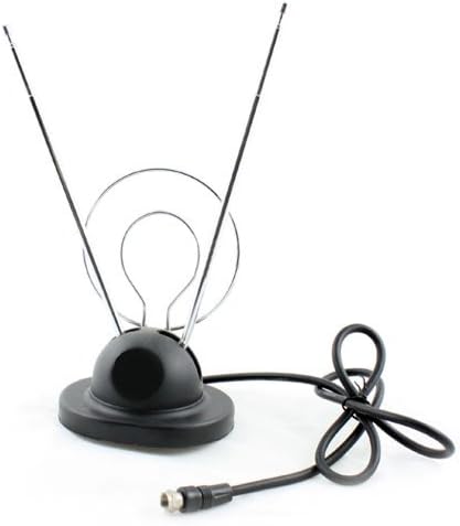 Wideskall HDTV Rabbit Ear Antenna - VHF UHF Dual Loop