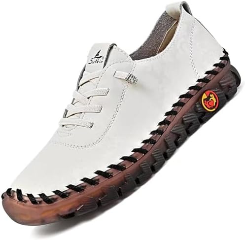 Women's Leather Soft Bottom Flat Slip-on Loafers for Comfort