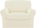 Easy-Going Fleece Stretch Chair Slipcover - Soft Spandex Fit