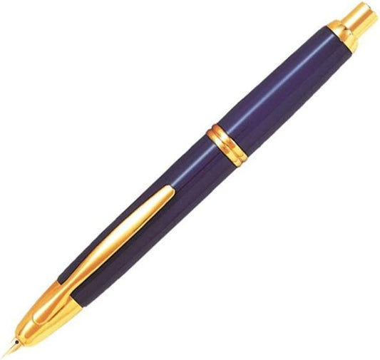 Pilot Vanishing Point Retractable Fountain Pen with Blue Barrel