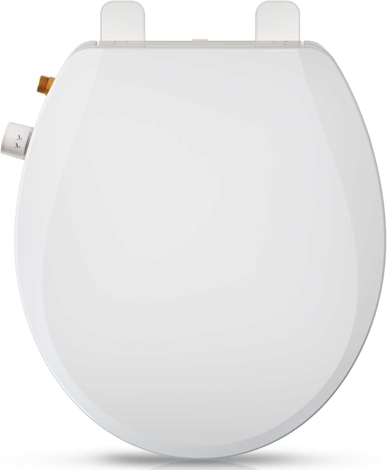 Round Bidet Toilet Seat with Quiet-Close for Comfort and Ease