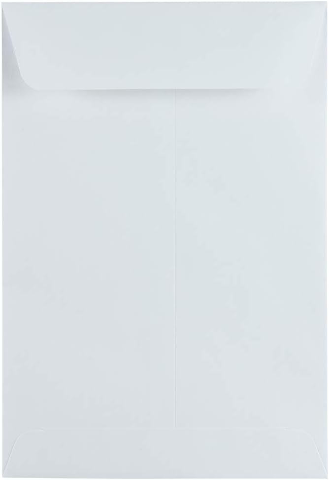 JAM PAPER 6 1/2 x 9 1/2 Open End Catalog Envelopes - White