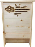 XL Natural Pine Bat House, 3 Chamber Bat Box - Durable Outdoor Shelter