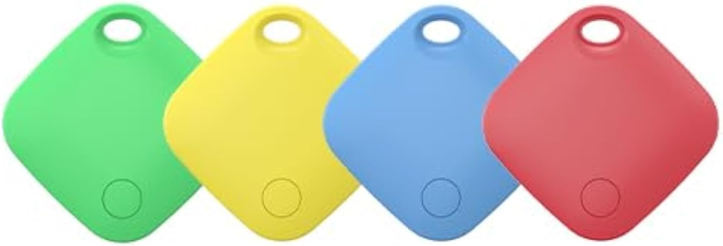 Key Finder 4 Pack Bluetooth Tracker for Luggage and More