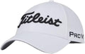Titleist Men's Golf Tour Hat in White/Black, XXL Fit