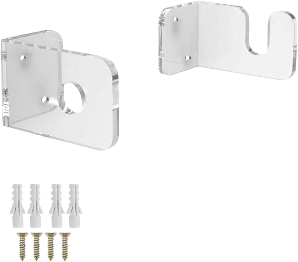 Acrylic Guitar Wall Hook Set - Display & Organize Guitars