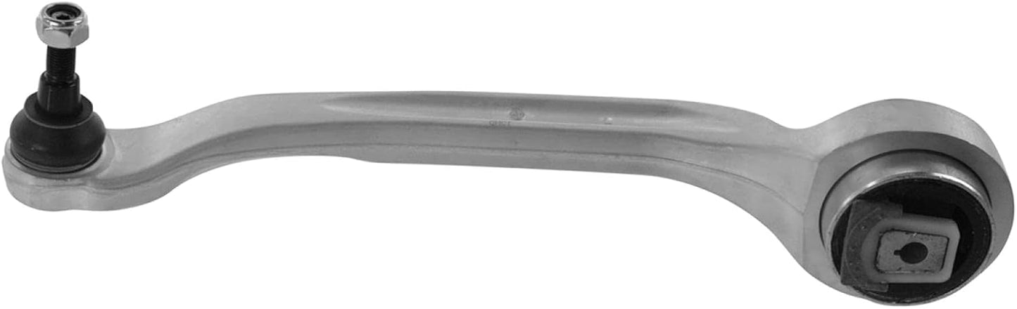 TRQ Front Left Rearward Control Arm with Ball Joint for Audi