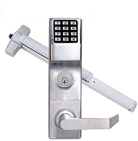 Kit Trilogy Digital Keypad Weather Resistant Lock with Panic Bar