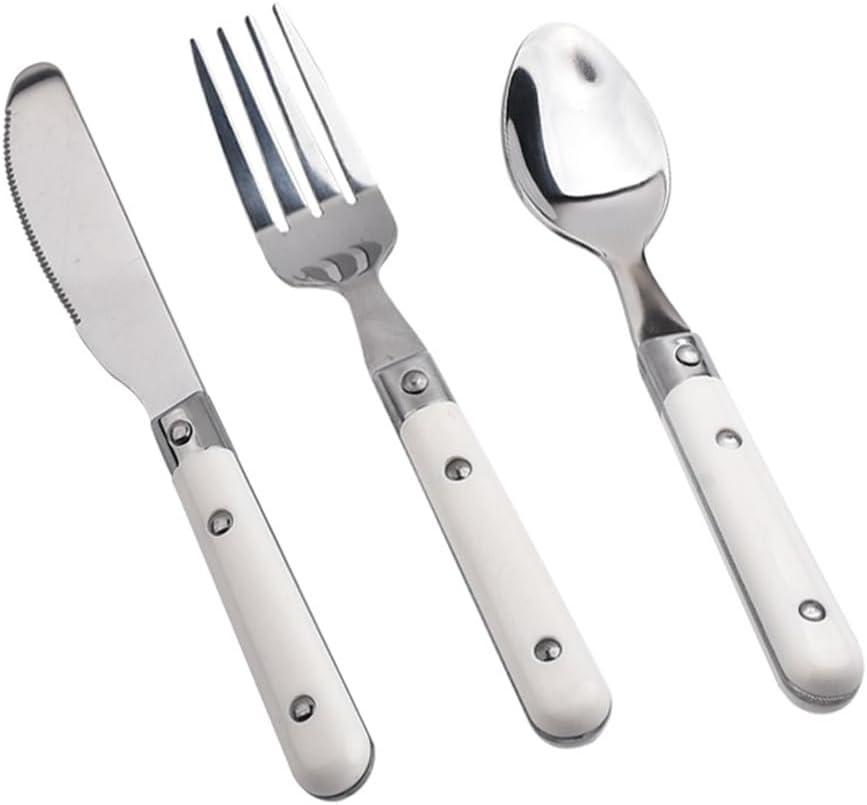 Hemoton 9 Piece Stainless Steel Kids Silverware Set for Children
