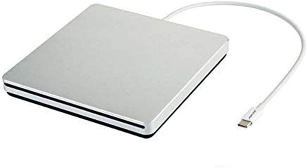 Fast USB-C External Drive for MacBook/Dell - Silver