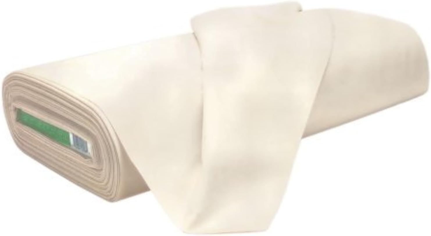 Natural Unbleached Medium Weight Muslin Fabric 10 Yards 100% Cotton