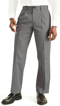 Dockers Classic Fit Signature Lux Cotton Stretch Pants - Pleated back