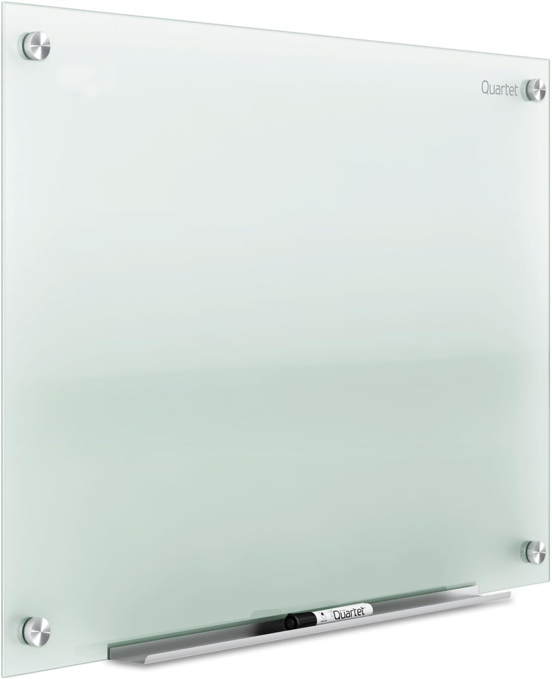 Quartet Whiteboard Glass Dry Erase Board with Frosted Surface