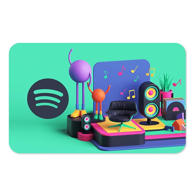 Spotify Premium 6 Month Subscription eGift Card for Music Lovers