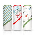 Hooded Baby Bath Towel 3 Pack - Ultra Soft Newborn to Toddler