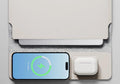 4-in-1 Laptop Sleeve with Mag Safe Charging and Power Bank - Dove